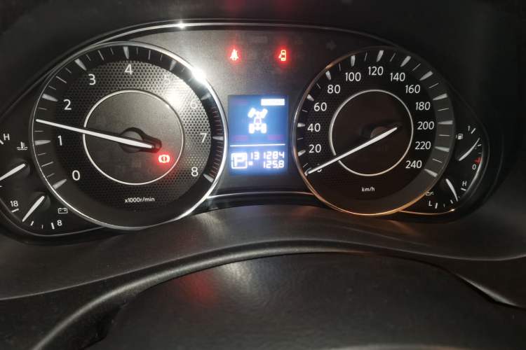 Used Nissan Patrol  Odometer Close Up