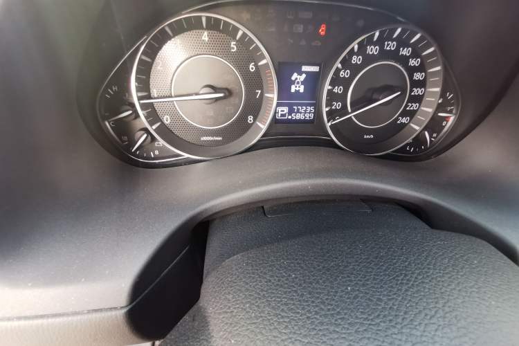 Used Nissan Patrol  Odometer Close Up