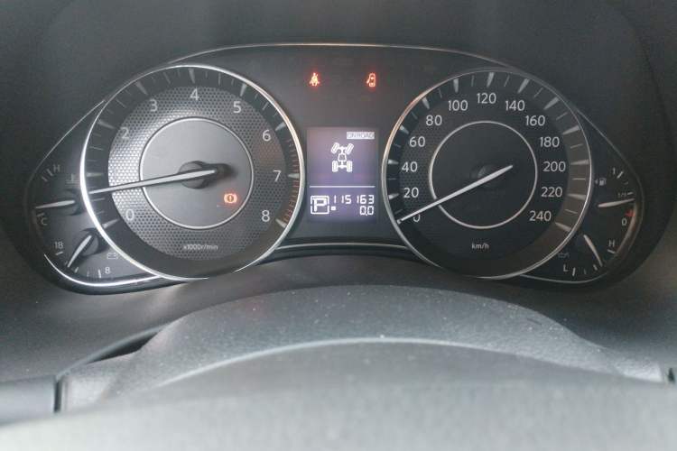 Used Nissan Patrol  Odometer Close Up