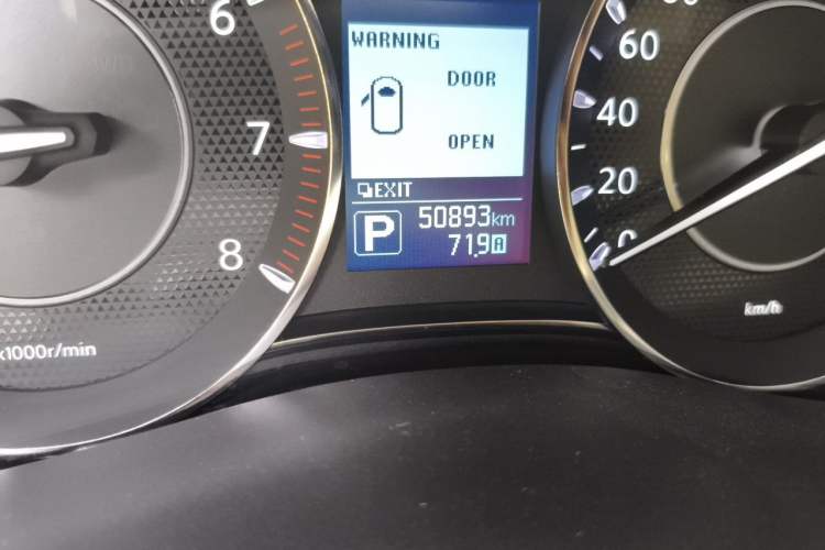 Used Nissan Patrol  Odometer Close Up