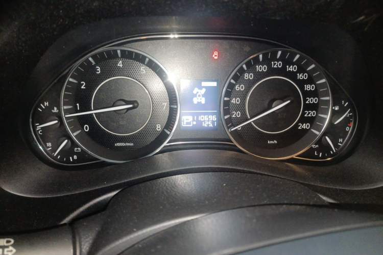 Used Nissan Patrol  Odometer Close Up