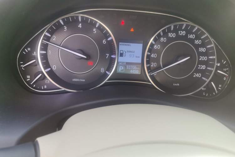 Used Nissan Patrol  Odometer Close Up