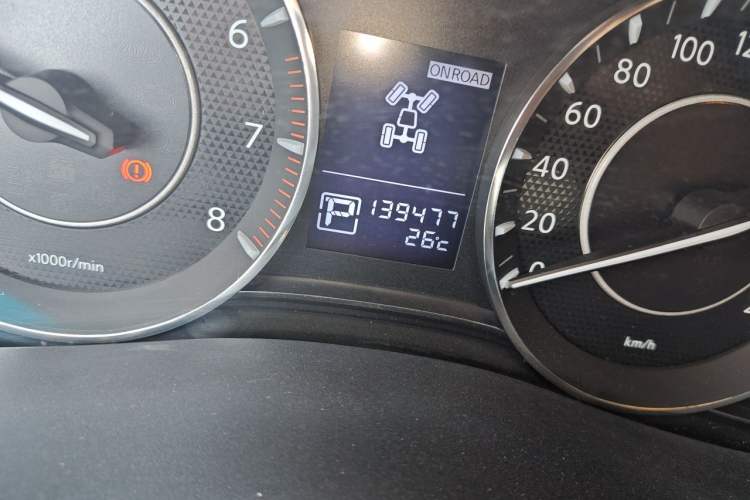 Used Nissan Patrol 2017 4.0L Parallel Import Odometer Close Up