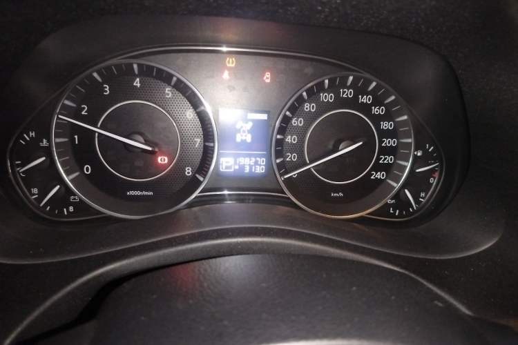 Used Nissan Patrol  Odometer Close Up