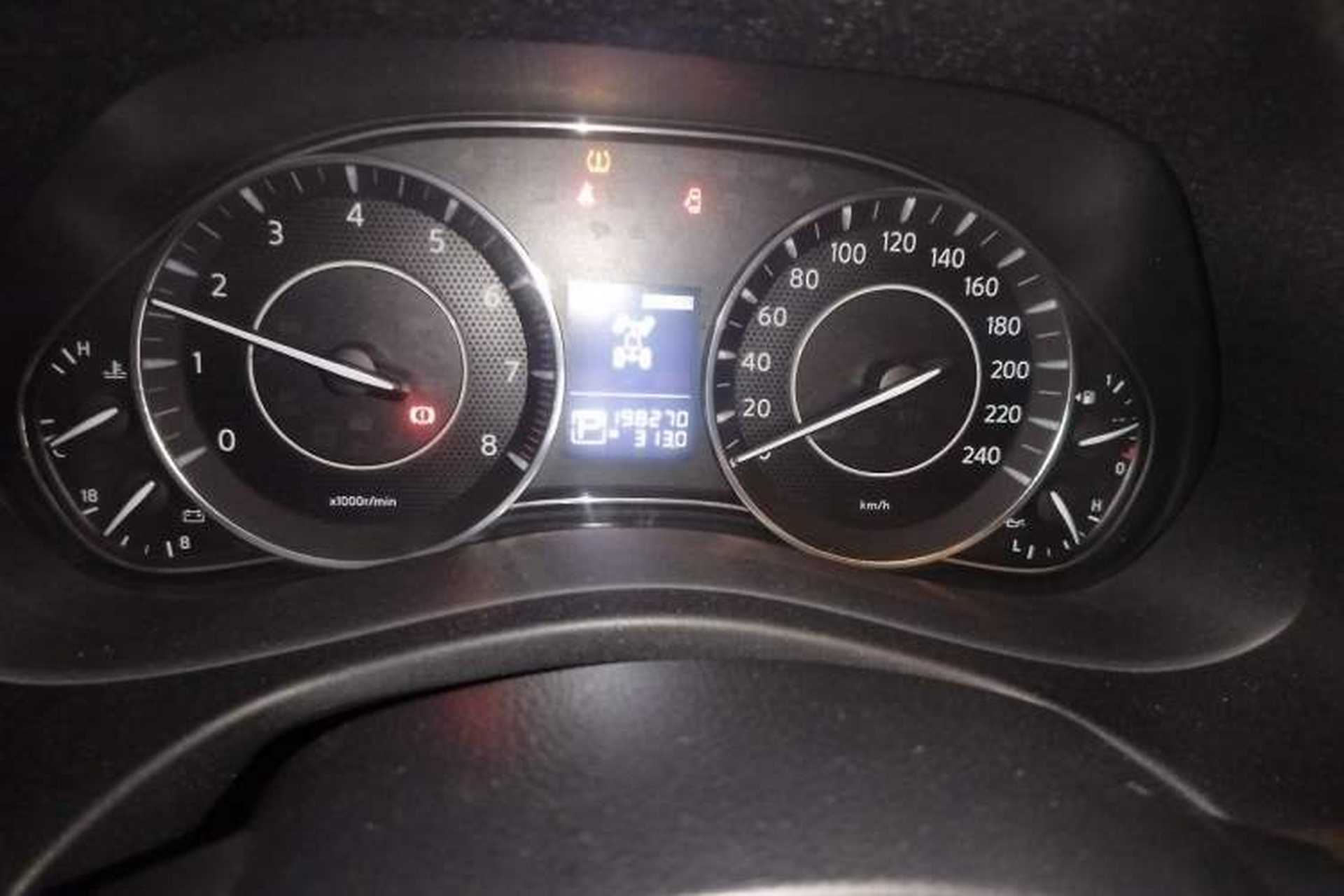 Used Nissan Patrol  Odometer Close Up