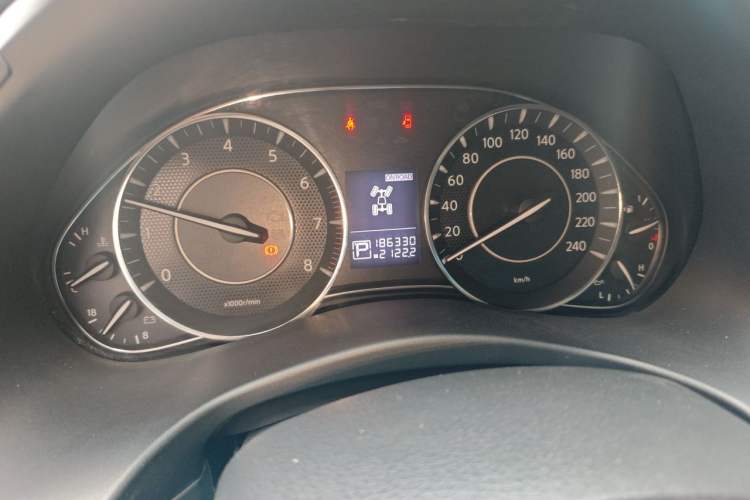 Used Nissan Patrol  Odometer Close Up