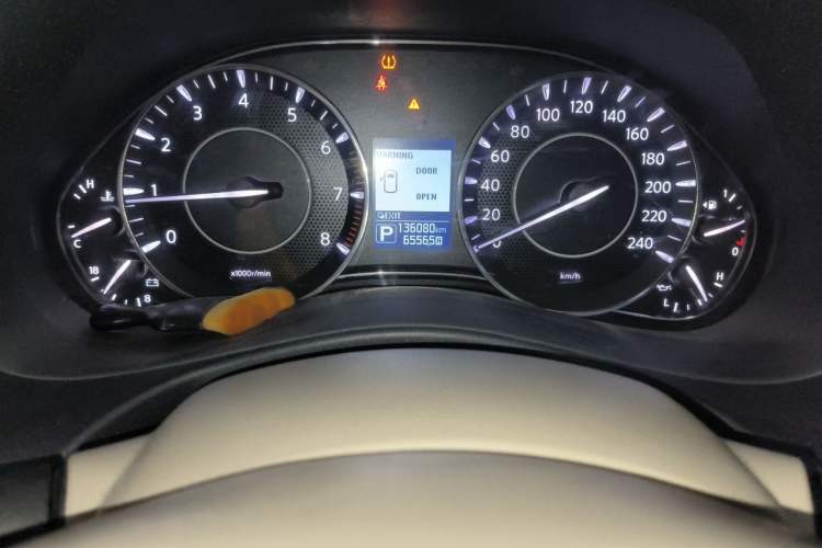 Used Nissan Patrol  Odometer Close Up