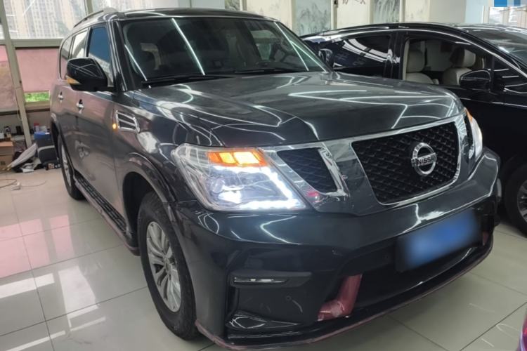 Used Nissan Patrol 2018 Y62 4.0 XE Middle East Front Right 45 Deg