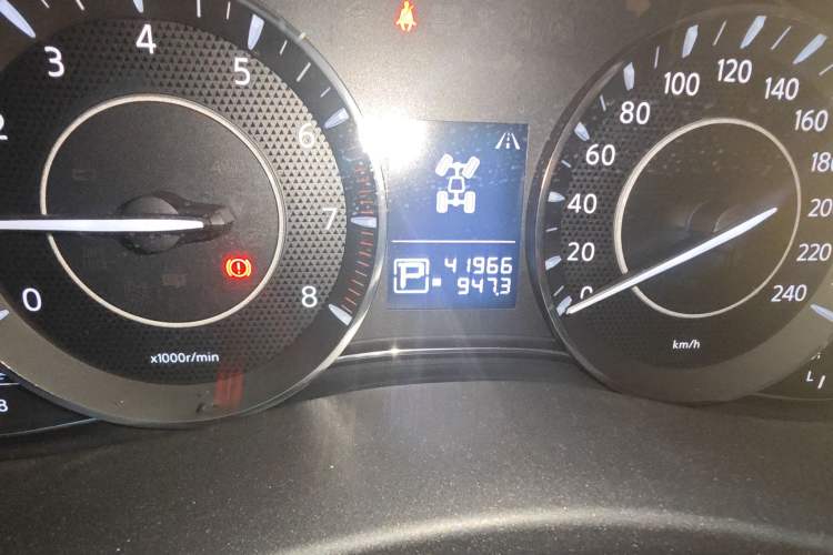 Used Nissan Patrol 2018 4.0L LinkedIn Edition Odometer Close Up