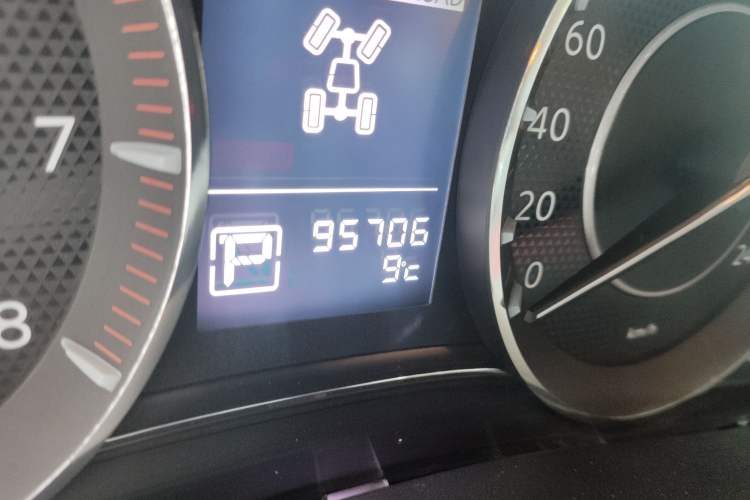 Used Nissan Patrol 2018 4.0L LinkedIn Edition Odometer Close Up