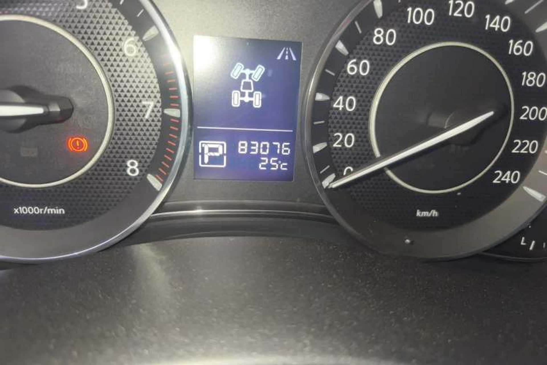 Used Nissan Patrol 2018 4.0L Automatic 7-Seater Middle East Version Odometer Close Up