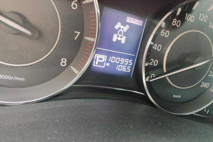 Used Nissan Patrol 2018 4.0L LinkedIn Edition Odometer Close Up