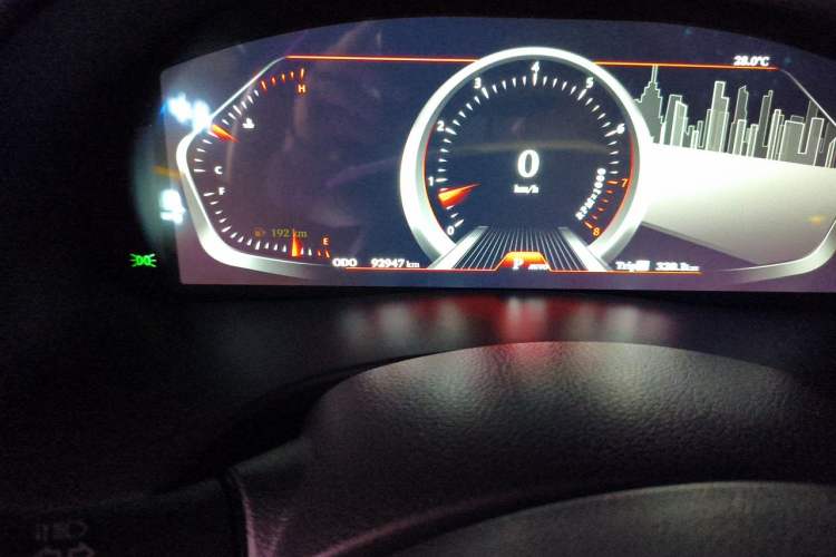 Used Nissan Patrol  Odometer Close Up