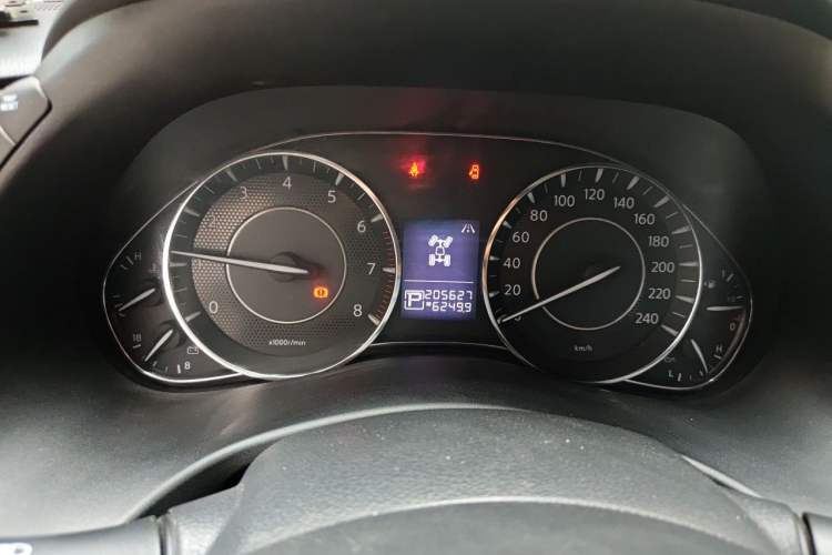 Used Nissan Patrol  Odometer Close Up