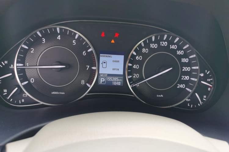 Used Nissan Patrol  Odometer Close Up