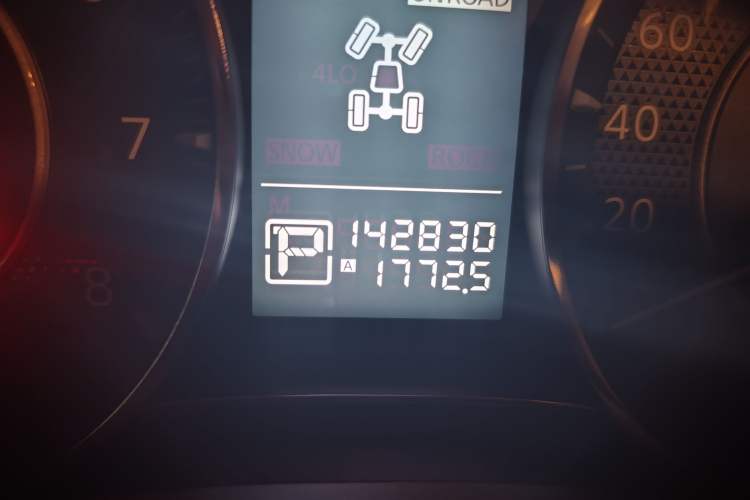 Used Nissan Patrol 2018 4.0L LinkedIn Edition Odometer Close Up