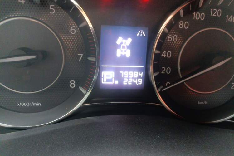 Used Nissan Patrol  Odometer Close Up
