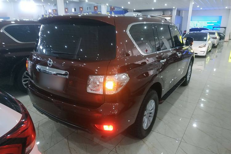 Used Nissan Patrol 2018 Y62 4.0 XE Middle East Rear Right 45 Deg