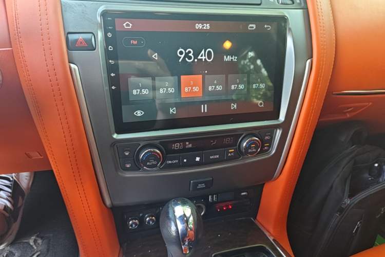 Used Nissan Patrol 2018 4.0L Automatic 7-Seater Middle East Version Audio And AC Panel