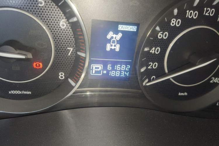 Used Nissan Patrol 2018 4.0L LinkedIn Edition Odometer Close Up