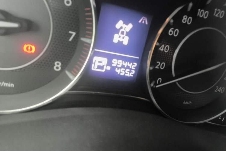 Used Nissan Patrol  Odometer Close Up