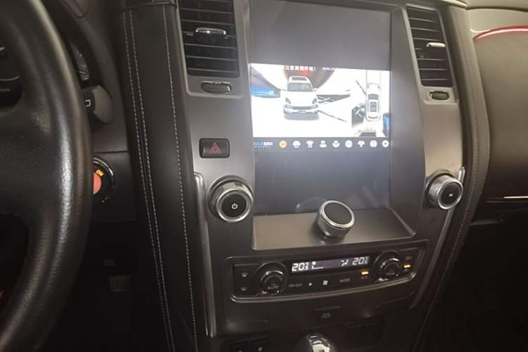 Used Nissan Patrol 2018 4.0L SE Middle East Version Audio And AC Panel