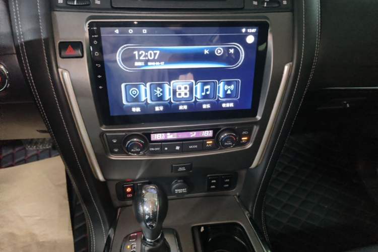 Used Nissan Patrol 2018 Y62 4.0 XE Middle East Audio And AC Panel