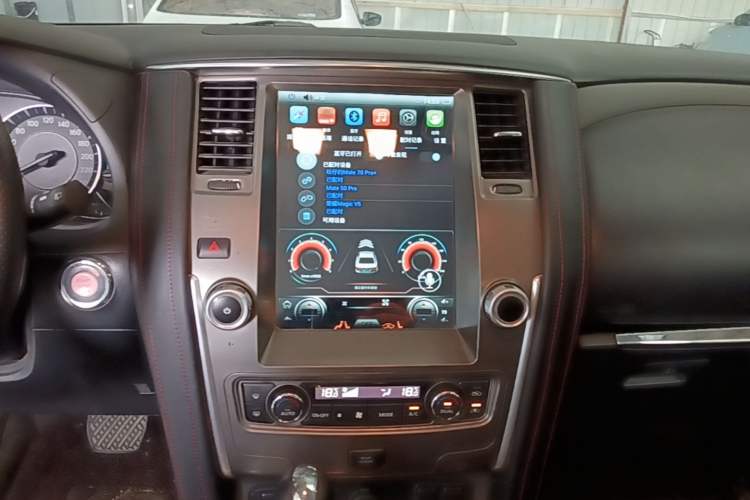 Used Nissan Patrol 2018 Y62 4.0 XE Middle East Audio And AC Panel