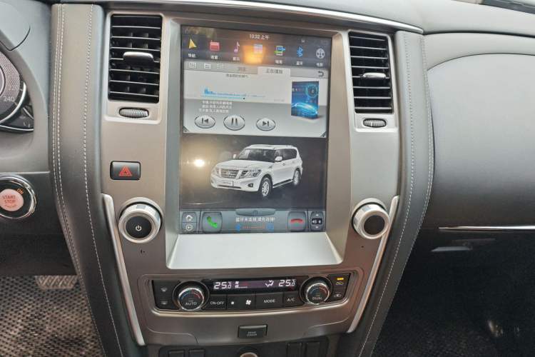 Used Nissan Patrol 2018 4.0L LinkedIn Edition Audio And AC Panel