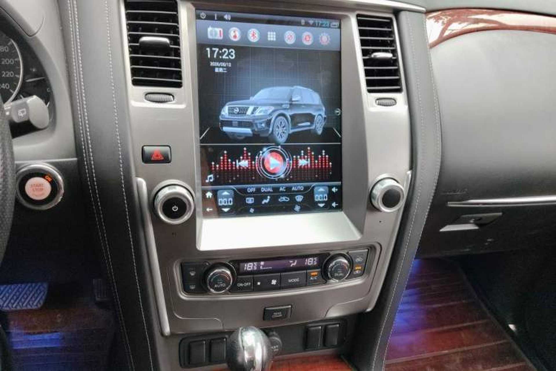 Used Nissan Patrol 2018 4.0L LinkedIn Edition Audio And AC Panel