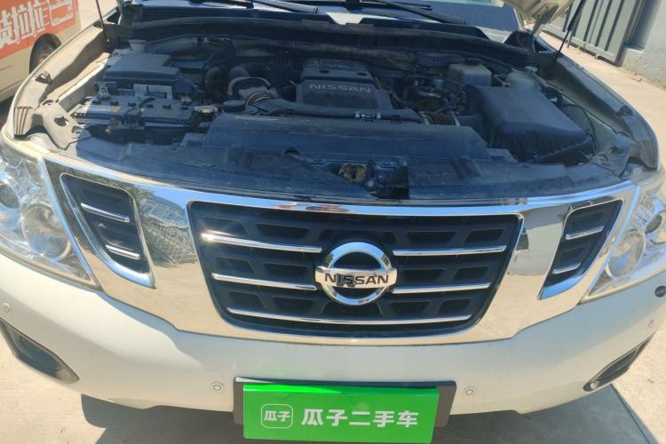 Used Nissan Patrol 2018 Y62 4.0 XE Middle East Engine Bay