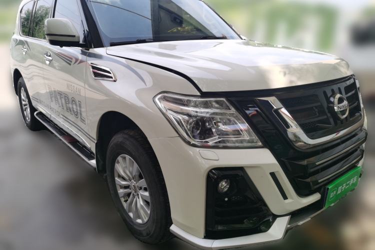 Used Nissan Patrol 2018 Y62 4.0 XE Middle East Front Right 45 Deg