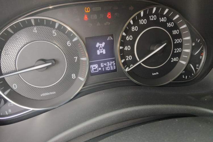 Used Nissan Patrol  Odometer Close Up