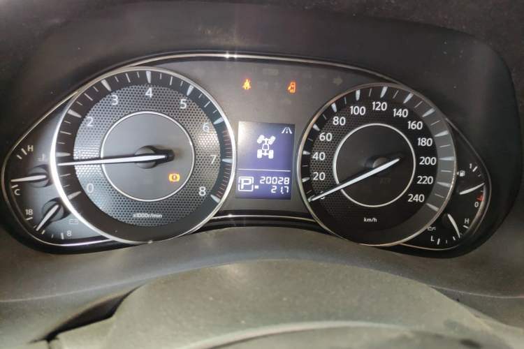 Used Nissan Patrol  Odometer Close Up
