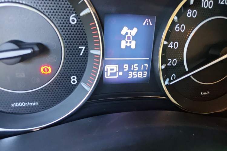 Used Nissan Patrol 2018 4.0L LinkedIn Edition Odometer Close Up