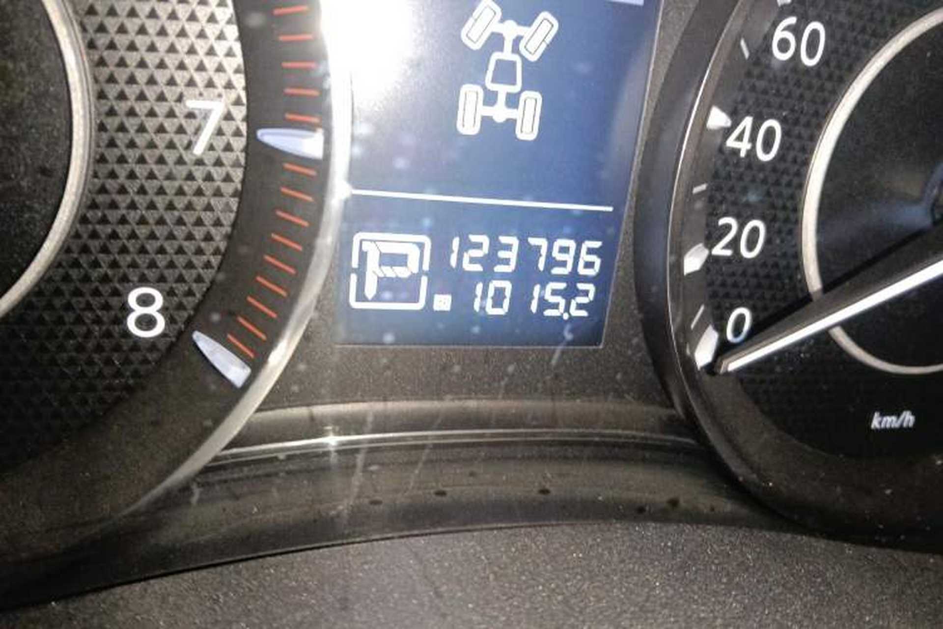 Used Nissan Patrol  Odometer Close Up