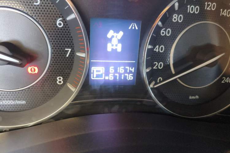 Used Nissan Patrol  Odometer Close Up