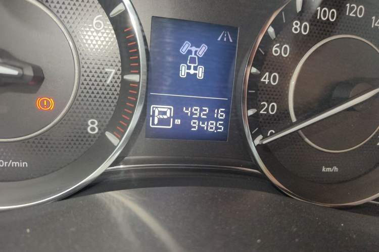 Used Nissan Patrol  Odometer Close Up