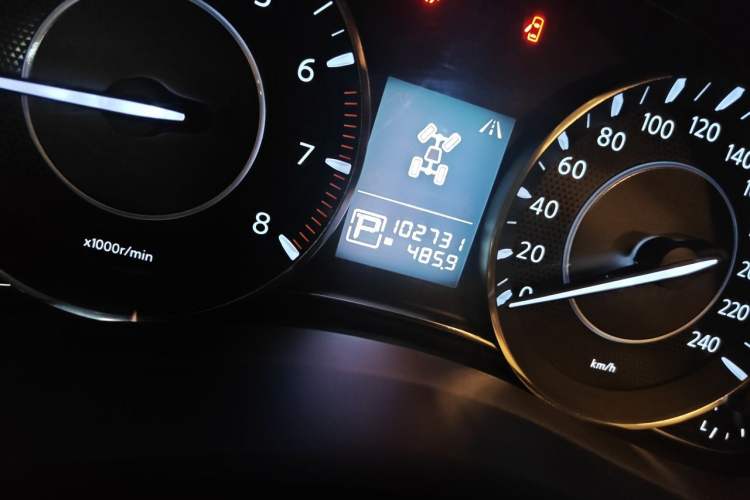 Used Nissan Patrol 2018 4.0L LinkedIn Edition Odometer Close Up