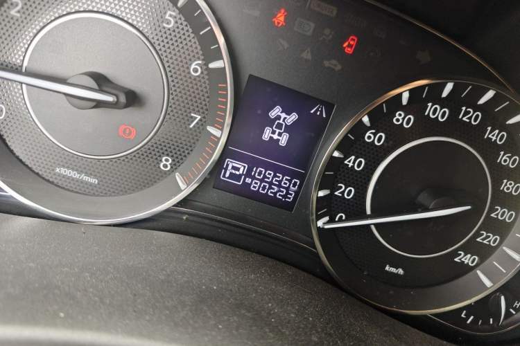 Used Nissan Patrol 2018 4.0L LinkedIn Edition Odometer Close Up