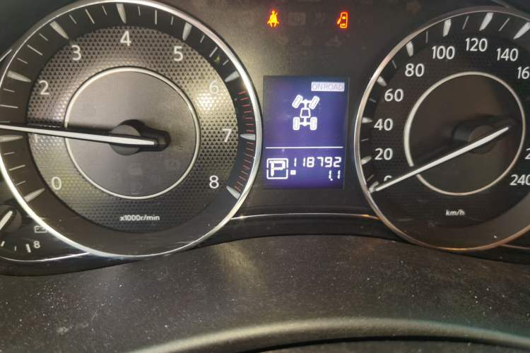 Used Nissan Patrol 2018 4.0L LinkedIn Edition Odometer Close Up