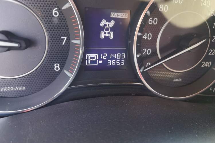 Used Nissan Patrol 2018 4.0L LinkedIn Edition Odometer Close Up