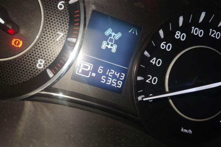 Used Nissan Patrol  Odometer Close Up