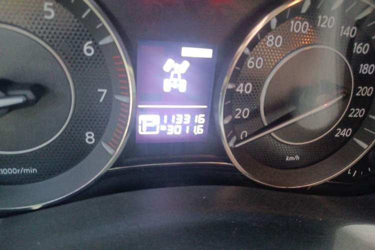 Used Nissan Patrol  Odometer Close Up
