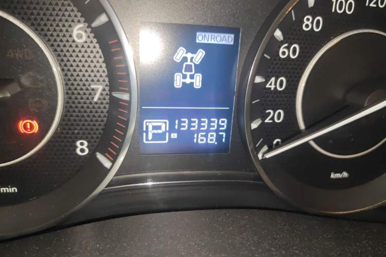 Used Nissan Patrol 2018 4.0L LinkedIn Edition Odometer Close Up
