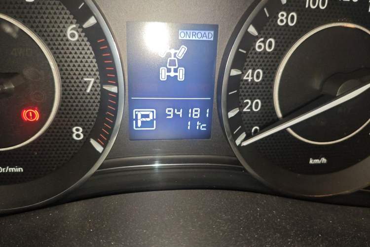 Used Nissan Patrol 2018 4.0L LinkedIn Edition Odometer Close Up