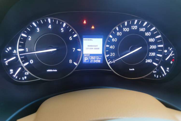 Used Nissan Patrol 2018 4.0L LinkedIn Edition Odometer Close Up