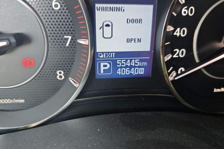 Used Nissan Patrol  Odometer Close Up