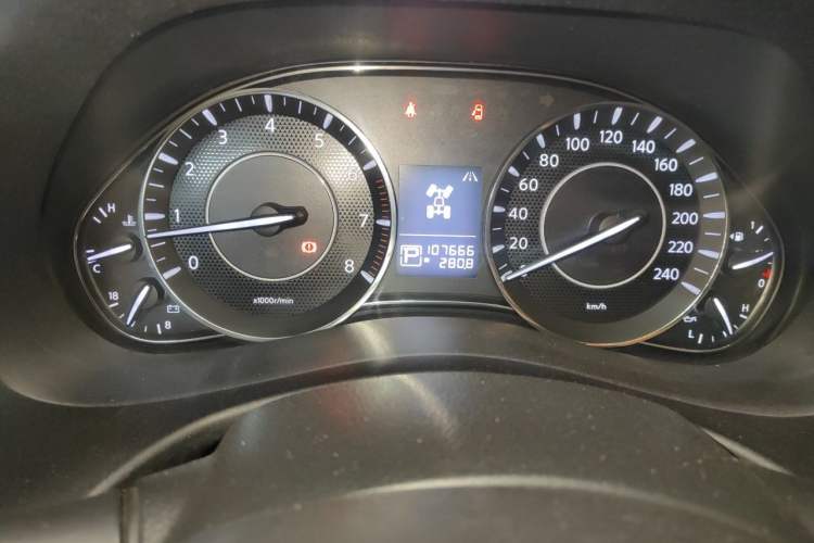 Used Nissan Patrol  Odometer Close Up