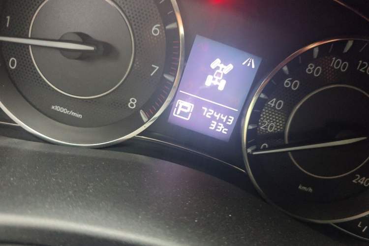 Used Nissan Patrol  Odometer Close Up